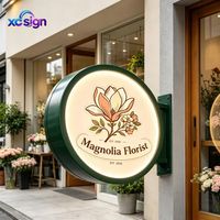 Enseigne lumineuse LED personnalisée en acrylique 3D avec télécommande et transformateur pour bureaux, entreprises, centres commerciaux, magasins et hôtels