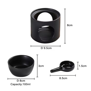 Diffuseur d'arômes en céramique pour huiles essentielles, chauffe-cire, brûleur d'<span class=keywords><strong>encens</strong></span>, support <span class=keywords><strong>de</strong></span> bougie, brûleur <span class=keywords><strong>de</strong></span> parfum, décoration d'intérieur - Product Image 4