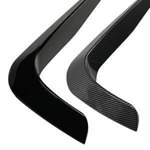 Bmw Front Wind Vane <b>Car</b> <b>Decals</b> Carbon Fiber Texture Adhesive Weather Shields For 3 Series E90 E91 Lci 2009 2012 M Sport - Product Image 5