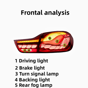 Nuove Luci Posteriori Rosse per <span class=keywords><strong>BMW</strong></span> <span class=keywords><strong>Serie</strong></span> <span class=keywords><strong>4</strong></span> F32 F33 F36 F82 F83 M4 Facelift, Fanali Posteriori a LED Stile GTS OLED - Product Image 6