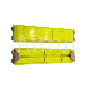Sottocarro per escavatore 300mm-500mm cuscinetti in gomma per escavatore pista a rulli gruppo 400mm 450mm 500mm cingoli per escavatore - Product Image 6