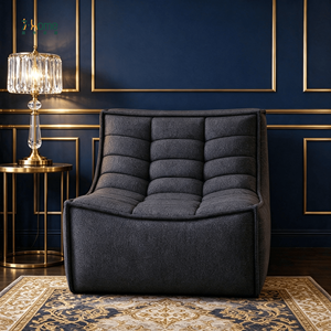 Modular Vacuum Compressed <b>Sofa</b> Tufted Fabric Single Seater Floor <b>Modern</b> <b>Sofa</b> <b>Bed</b> Living Room Bedroom Hotel Apartment Hospitality - Product Image 4
