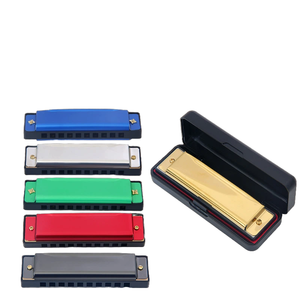 Armónica <span class=keywords><strong>de</strong></span> Blues Diatonic C-Key <span class=keywords><strong>de</strong></span> 20 tonos <span class=keywords><strong>de</strong></span> 10 agujeros con cuerpo <span class=keywords><strong>de</strong></span> aluminio Acabado dorado ABS para principiantes-Instrumento <span class=keywords><strong>de</strong></span> <span class=keywords><strong>viento</strong></span> Easy Play - Product Image 1