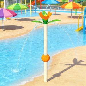 Fleur aquatique rotative en <span class=keywords><strong>acier</strong></span> inoxydable pour parc aquatique, jeux pour aire de jeux aquatique et <span class=keywords><strong>piscine</strong></span> - Product Image 3