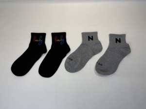 Vớ ngắn mùa xuân và mùa hè, vớ thấm mồ hôi, Vớ thuyền màu rắn chống mùi, vớ mắt cá chân khô nhanh - Product Image 3