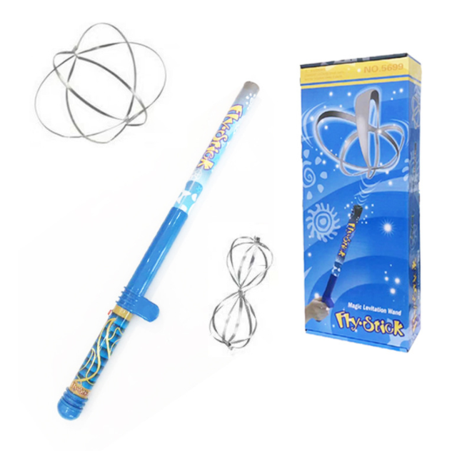 Fun Fly Stick Magic Levitation Wand Science Toys Electric Static Wand 5 Flying Shapes