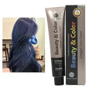blue hair color dye cream 68 colors free samples purple/yellow/blue/red
