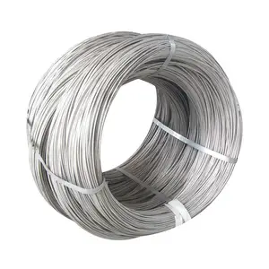 Çinko kaplı sıcak daldırma Gi galvanizli çubuk 0.3mm yüksek çekme yüksek karbon galvanizli çelik Metal tel
