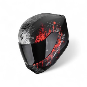 Casco Integrale Scorpion Exo 391 Nero Rosso Grigio XL in Policarbonato per Moto - Product Image 1