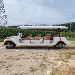 Voiture électrique classique rétro vintage 4 places, alimentée par batterie, homologuée pour la circulation routière, idéale pour les clubs, les hôtels et les attractions touristiques - Product Image 5