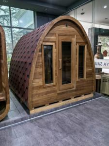 บ้านซาวน่ากระท่อมกลางแจ้งทำจากไม้สนสีขาว - Product Image 4