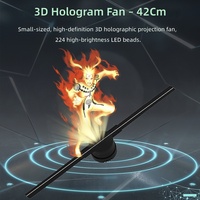 Projecteur holographique 3D tout-en-un avec publicité stéréoscopique, imagerie aérienne rotative et flottante