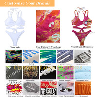 2026 Nieuwe Aanwinst Zomer Merkbadkleding voor Sexy Vrouwen Hoge Taille Bikini Ruguitsnijding Eén Delige Strandkleding Zwemkleding