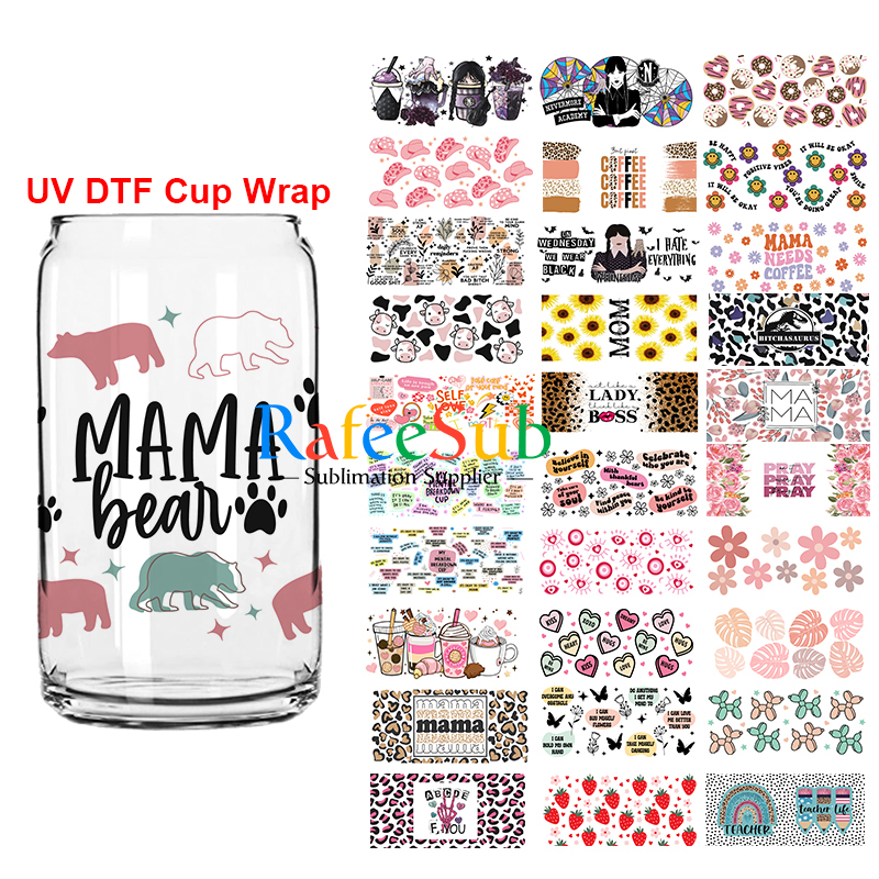 Наклейки UVDTF, UV-DTF, 16 унций