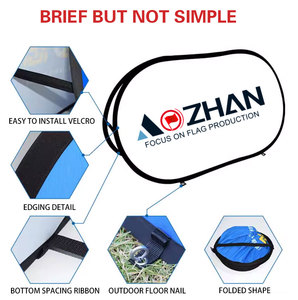 Quảng Cáo một khung bên lề biểu ngữ hiển thị đứng sự kiện thể thao ngoài trời ngang tròn vuông dọc bật lên một biểu ngữ khung - Product Image 5