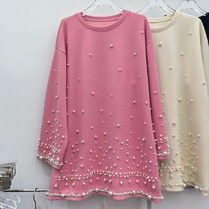 GX-nuovo abito da donna a <span class=keywords><strong>maniche</strong></span> <span class=keywords><strong>lunghe</strong></span>, resistente con finiture in perle e diamanti scintillanti. - Product Image 2