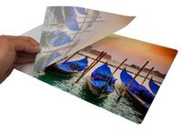 Feuille acrylique transparente personnalisée pour plaque avec impression UV, découpe sur mesure, blancs MJS Brand