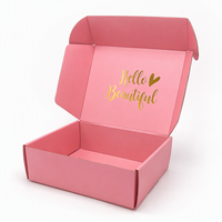 Boîte d'emballage en carton ondulé à trois couches imprimée en couleur pour jouets de bébé et ensembles de sous-vêtements pour enfants, emballage écologique