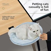 Hamac de bureau réglable pour chat, transfrontalier, pouvant remplacer un arbre à chat, lit de table pour chaton, nid pour chat, fournitures pour animaux de compagnie en gros
