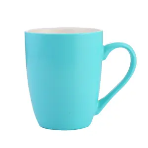 rslee设计白色陶瓷马克杯16盎司陶瓷咖啡杯胸部马克杯