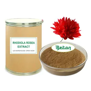 Beton Supply Water Soluble Standardized Rhodiola Rosea Extract Powder Rosavin 1% 3% 5% 10% 98% Salidrosides Powder In Bulk
