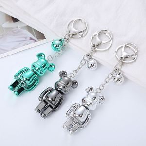 New Glossy Backpack Keyring Charm 3D Cute Violent Bear Keychain - Product Image 3
