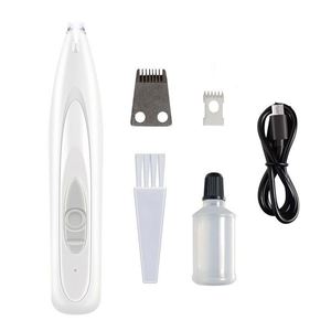 Low Noise Dog Paw <b>Electric</b> Trimmer Clippers With Led Light Usb Rechargeable Professional Dog Grooming <b>Kit</b> Promotional Gifts - Product Image 4