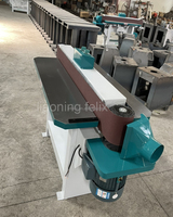 Ponceuse à bords oscillante verticale pour le travail du bois, machine de polissage pour la menuiserie, ponceuse à bords oscillante