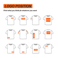 T-shirt Homme de Haute Qualité 100 % Coton, T-shirts Unisexe Taille Plus avec Logo Personnalisé Imprimé ou Simples