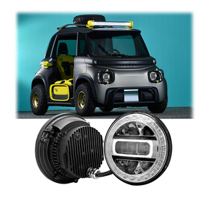 5.75 "phare LED rond multifonction faisceau haut/bas avec clignotant jaune pour véhicule électrique - Product Image 6