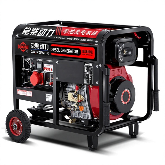 Small Diesel Backup Power Generator for Outdoor Camping Emergency Standby Home Use 220V-380V 3000 RPM