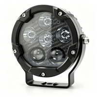 Phare de moto à LED bicolore 3 pouces, faisceau haut et bas, accessoires tout-terrain pour automobile 4x4, pick-up, SUV, éclairage de conduite à LED
