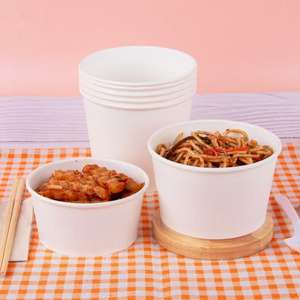 Machine à fabriquer des bols en papier pour nouilles instantanées et snacks <span class=keywords><strong>de</strong></span> <span class=keywords><strong>rue</strong></span>, 35OZ, pour les démarreurs commerciaux - Product Image 2