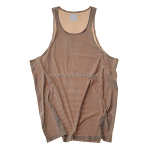 Custom Sublimation Print Running Singlet Anti UV Marathon Sport Tank Top Seamless Fitness Vest Quick Dry Gym Workout Vest