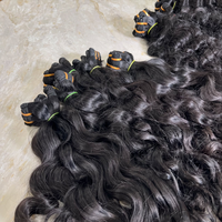 Extensions de cheveux naturels indiens bouclés Remy, 100 % cheveux humains non traités