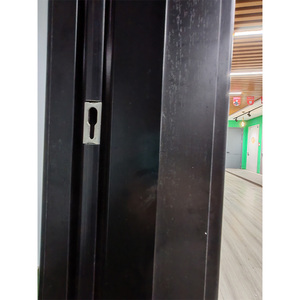 Puerta Corredera de Vidrio Templado de Seguridad Personalizada con Recubrimiento de Polvo de Aleación de Aluminio Coastal Frontier, Aislamiento Térmico para Dormitorio y Exteriores - Product Image 6