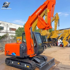Used Hitachi60 MiniCrawler Excavator 6Ton 0.2m³<b>Bucket</b> Original Japan Brand <b>Small</b> Construction Excavator Low Hours Good Condition - Product Image 4