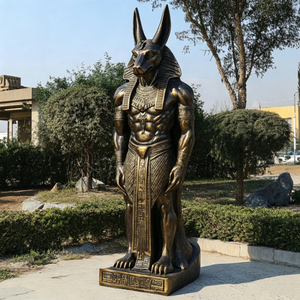 Scultura Artistica Personalizzata, Statue Giganti Religiose, Statua della Sfinge Egizia, Anubis in Bronzo, Statua del Dio dell'Antico Egitto - Product Image 6