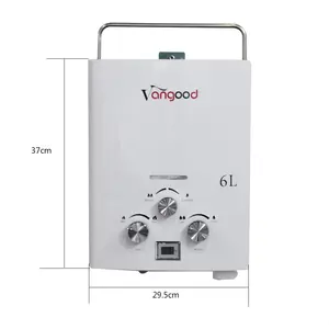 Chauffe-eau à gaz de voyage pour caravane d'extérieur chaude Mini chauffe-eau GPL naturel sans réservoir de petite taille pour petite maison - Product Image 1