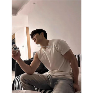 <span class=keywords><strong>Camiseta</strong></span> de Verano para Hombre, Estilo Americano, Cuello Redondo, <span class=keywords><strong>con</strong></span> Estampado, <span class=keywords><strong>Manga</strong></span> <span class=keywords><strong>Corta</strong></span>, <span class=keywords><strong>con</strong></span> <span class=keywords><strong>Hombreras</strong></span> para Musculación - Product Image 3