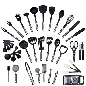 <b>Silicone</b> <b>Kitchen</b> <b>Utensils</b> <b>Set</b> Stainless Steel - Product Image 2