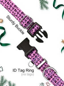 LED <b>Dog</b> <b>Collar</b> USB Rechargeable with Glowing & Adjustable Flashing Design Nylon Webbing Fur Trim - Product Image 2