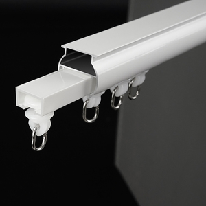 Straight Curtain Rail Rustproof Wear Resistant Household Window Hardware - Product Image 1