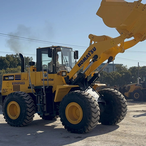 Chargeur frontal Komatsu WA380 original d'occasion Japon WA380-5 WA380-3 de tracteur WA380-6 WA470 à bas prix - Product Image 1