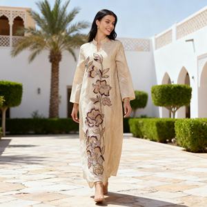 Abaya haut de gamme pour femmes musulmanes avec tissu de haute qualité, design personnalisé et options OEM - Product Image 4