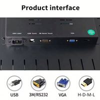 Nueva Pantalla Curva LED de 32 Pulgadas 16:9 con Interfaz USB/Seriel/DVI para Máquinas de Juego que Funcionan con Monedas