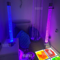 Dalles de sol en gel lumineuses sensibles à la pression, jeux interactifs, jeu tactile et visuel, dalles de sol sensorielles LED pour enfants