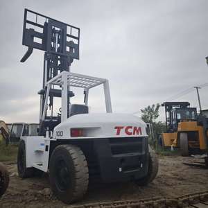 <strong>TCM</strong> FD100 10 <strong>Ton</strong> 4.5 Meters Three Stages <strong>Used</strong> <strong>Forklift</strong> - Product Image 1