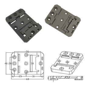 Pince de fixation universelle en nylon de type U pour <span class=keywords><strong>montage</strong></span> sur rail DIN 35 mm pour <span class=keywords><strong>montage</strong></span> de relais - Product Image 2