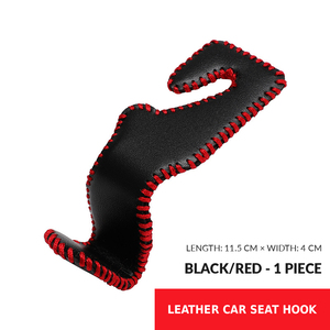 Gancho para Respaldo de Asiento de Coche, Gancho de Almacenamiento Trasero de Cuero Premium, Productos de Decoración Interior para Coche - Product Image 2